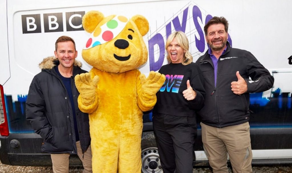 DIY SOS building children's centre for Big Build BBC Children in Need Special DIY: SOS