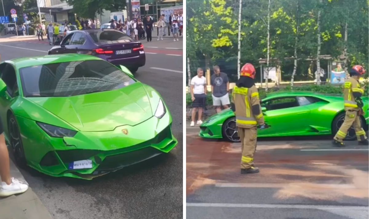 Lamborghini Crash